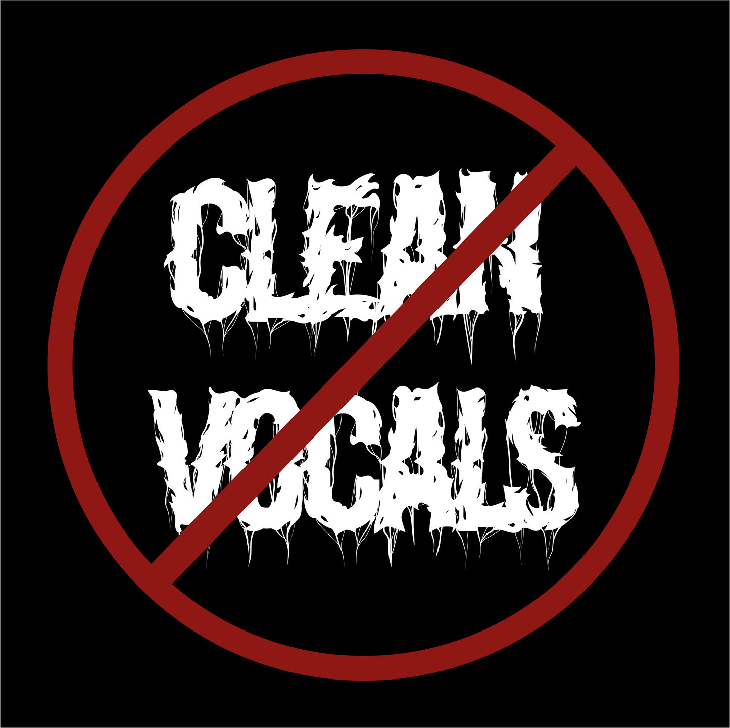 NO CLEAN VOCALS Unisex t-shirt