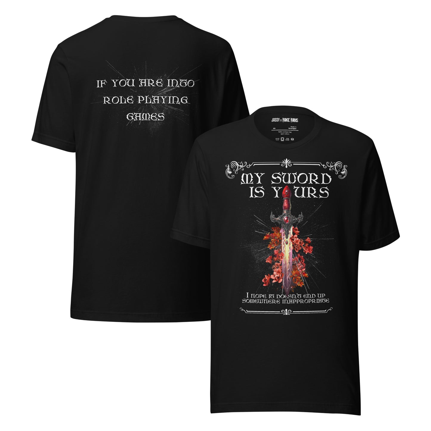 JASSY x FAKE FANS - SWORD Unisex t-shirt